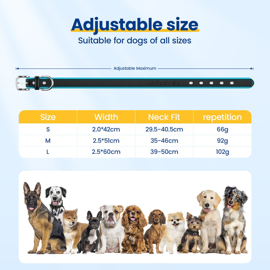 Pawview AirTag Dog Collar Holder with Smart QR Code for Cats and Dogs, Scan Alert, Instant Location, Online Profile, Contact Information