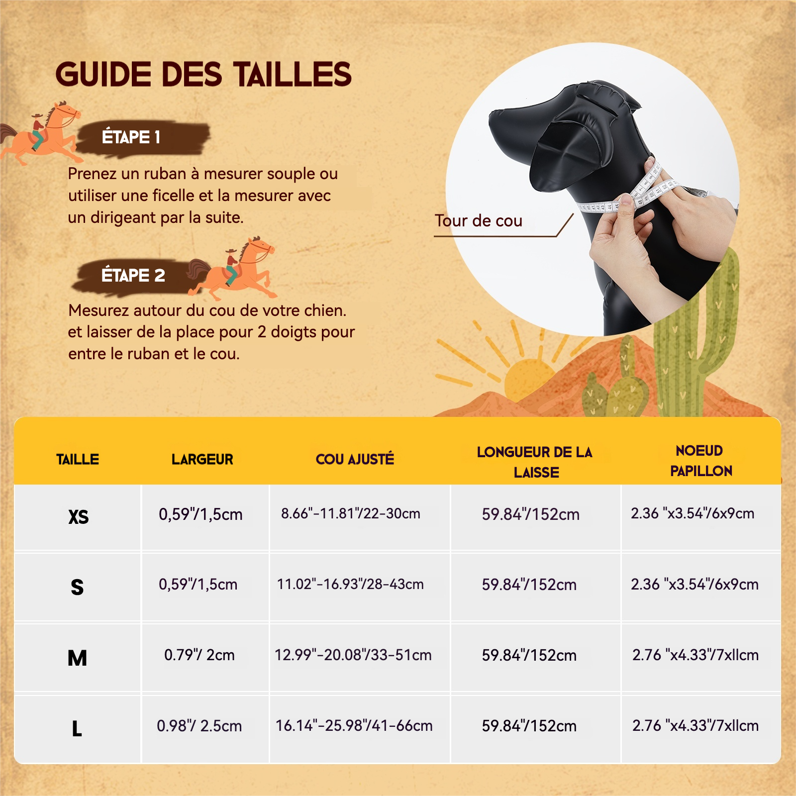 PawView Western Cowboy Pet Collar, Leash, Bow Tie with ID Tag, Orange Carrot 